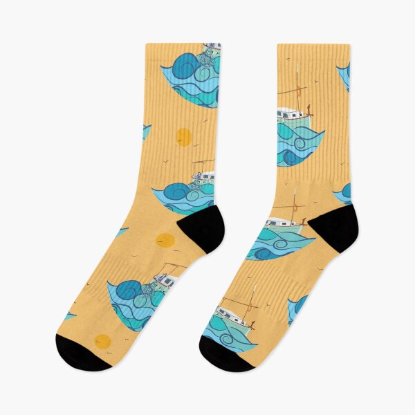 Item preview, Tribute to the trade of fishing.  With a boat and a fisherman with a net. designed and sold by Martapp.