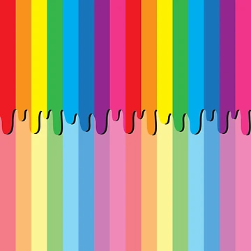 Artwork thumbnail, Pride Dripping Pattern by miraclemaker