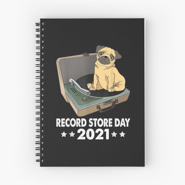Item preview, Funny Pug Record Store 2021 Day Pet Pug Dog Owner Dad designed and sold by toricak06.