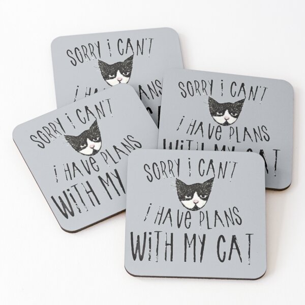 Item preview, i can't today i have plans with my cat shirt designed and sold by chanat3659.