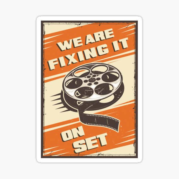 Item preview, Filmmaking Retro fix it on set designed and sold by paclyy.