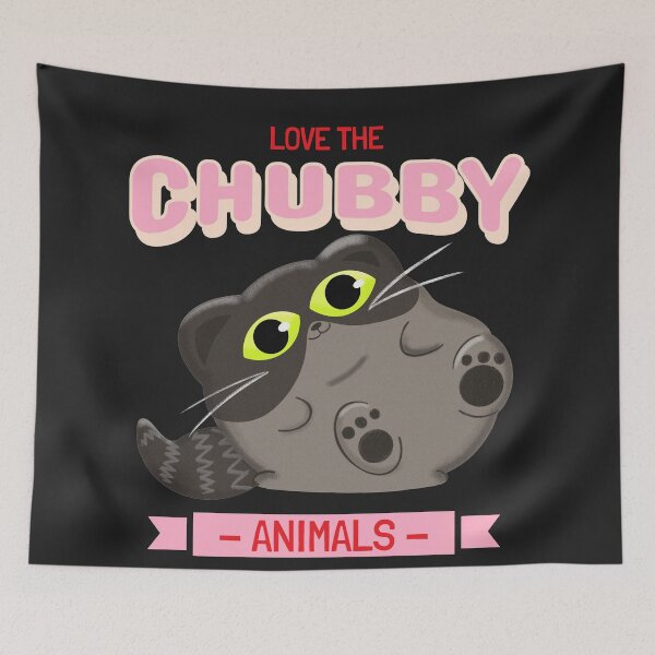 Item preview, Love the Chubby Animals #1 designed and sold by Hypnotees.
