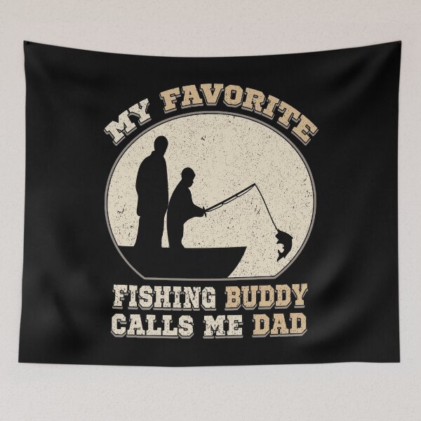 Item preview, My Favorite Fishing Buddy Calls Me Dad, Funny Fishing Quote designed and sold by SaliDesigner.