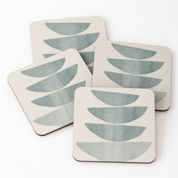 Item preview, Mid Century Modern Arches Art Abstract Shapes designed and sold by koovoxdogs.
