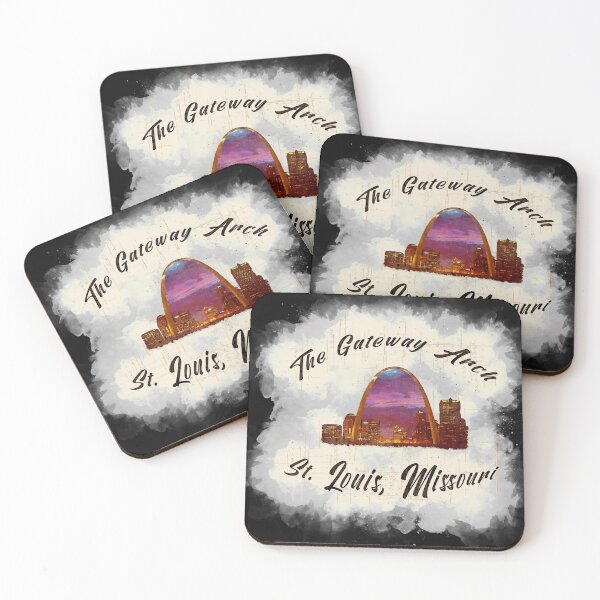 Item preview, The Gateway Arch Retro Sketch designed and sold by Ratch2929.