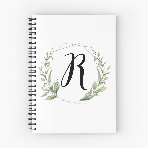 Item preview, Golden frame monogram with laurels letter R designed and sold by JustSeasons.