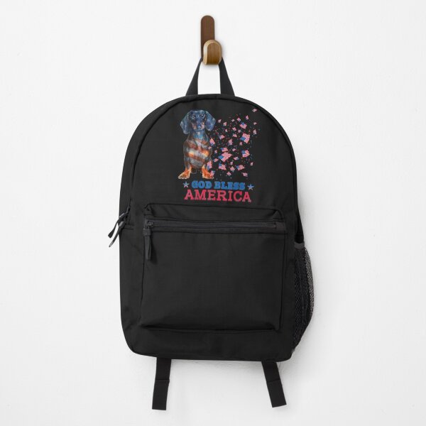 Item preview, God Bless America Dachshund Dog 4th of July Flag designed and sold by toricak06.