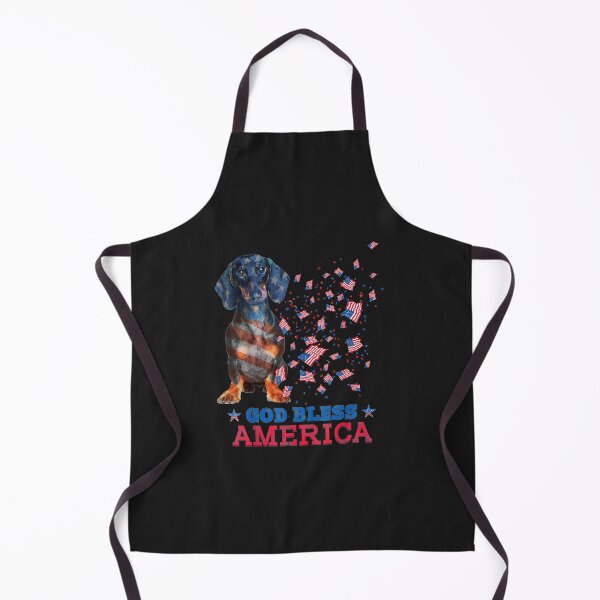 Item preview, God Bless America Dachshund Dog 4th of July Flag designed and sold by toricak06.