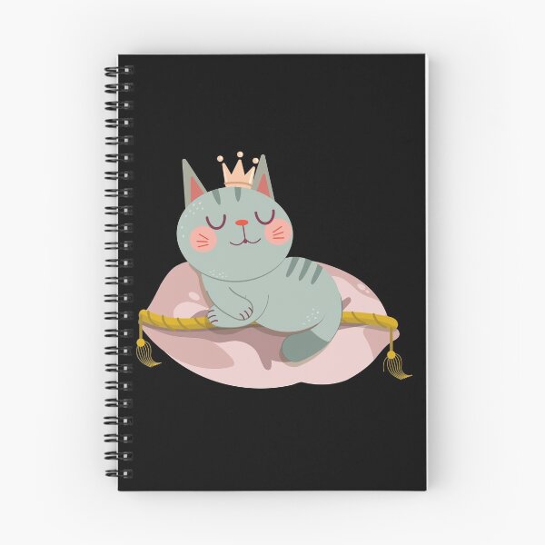 Aperçu de l'œuvre Chat endormi en couronne créée et vendue par FeaturedStore.