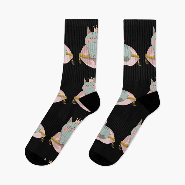 Item preview, Sleepy Cat in Crown designed and sold by FeaturedStore.