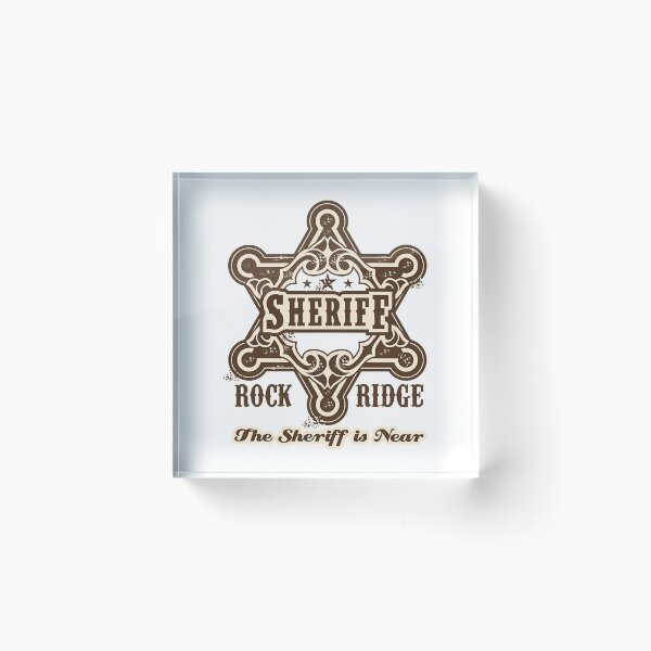 Item preview, The Sheriff of Rockridge is Near!  designed and sold by FlorenceCarte.