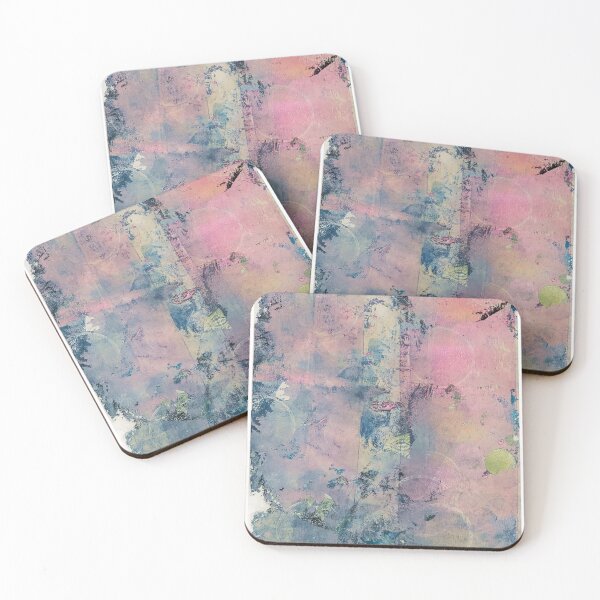 Item preview, Our Lips Are Sealed Abstract Monoprint designed and sold by 13Moons.