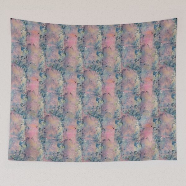 Item preview, Our Lips Are Sealed Abstract Monoprint designed and sold by 13Moons.