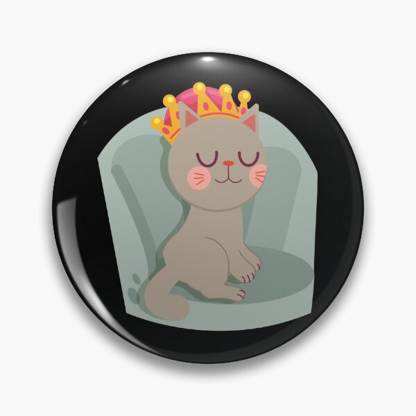 Item preview, Cute Cat in Crown designed and sold by FeaturedStore.