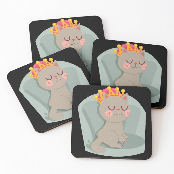 Item preview, Cute Cat in Crown designed and sold by FeaturedStore.