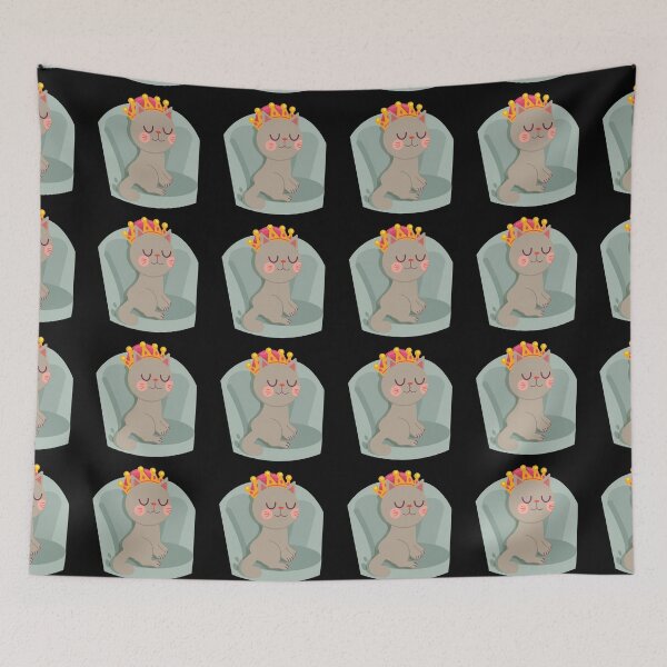 Item preview, Cute Cat in Crown designed and sold by FeaturedStore.