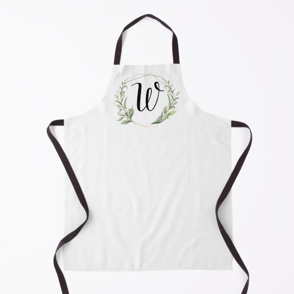 Item preview, Golden frame monogram with laurels letter W designed and sold by JustSeasons.