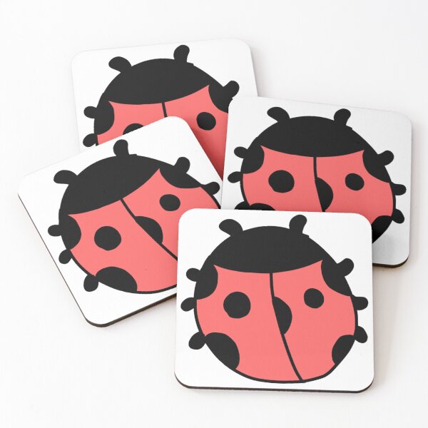 Item preview, ladybug artwork designed and sold by Art-chick.