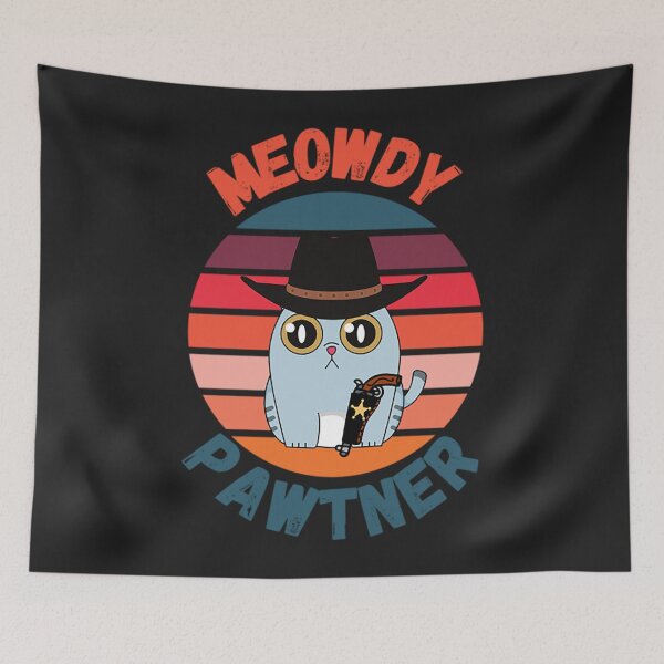 Artikelvorschau, Meowdy Pawtner T-ShirtMeowdy Pawtner entworfen und verkauft von BerkeBelf.