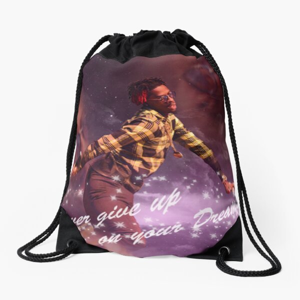 never give up on your dreams Drawstring Bag