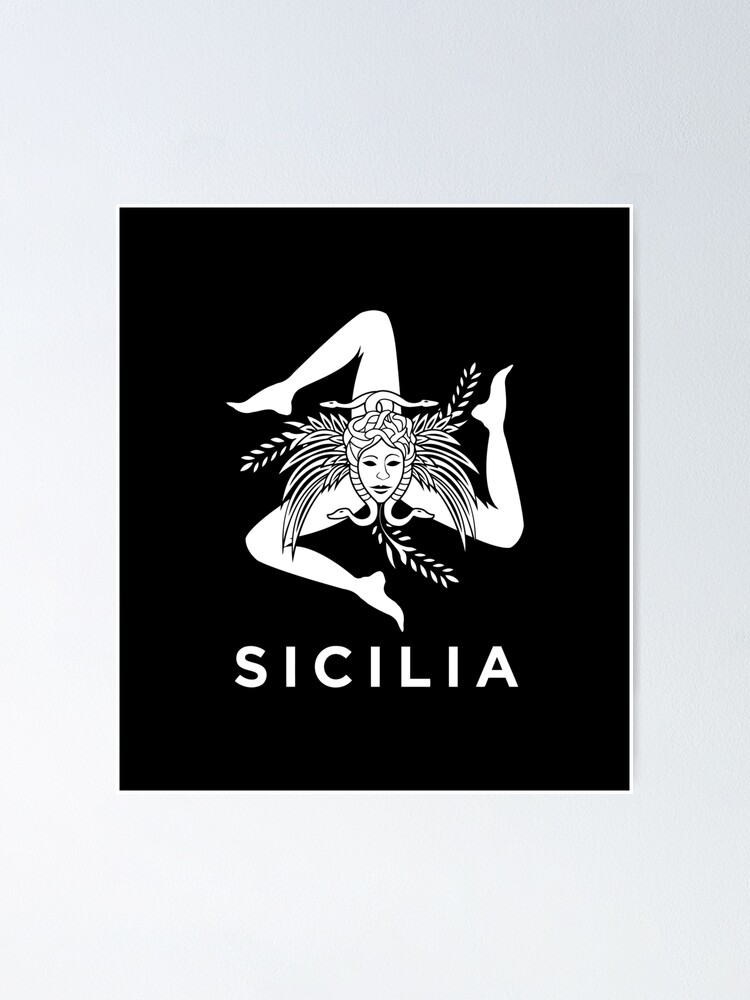 Sicily Leather Tote Bags - Sicily Flag With Celtic Tree of Life