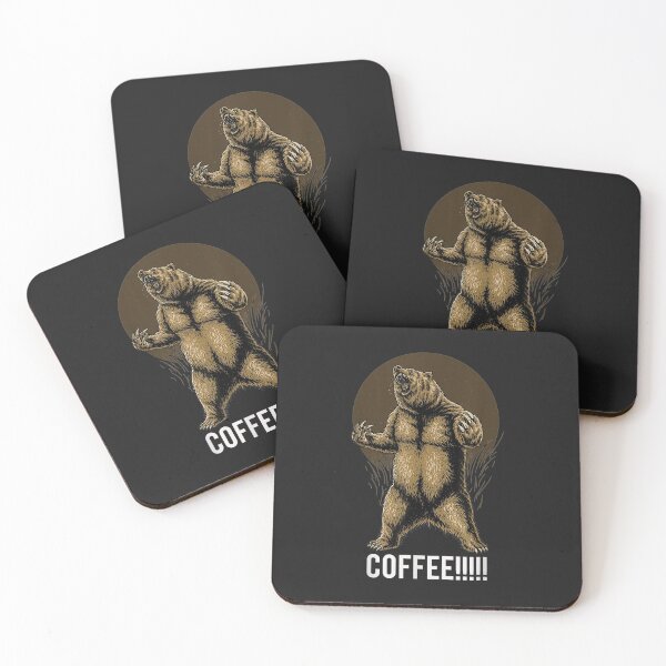 Item preview, Grizzly Bear Needs Coffee designed and sold by toricak06.