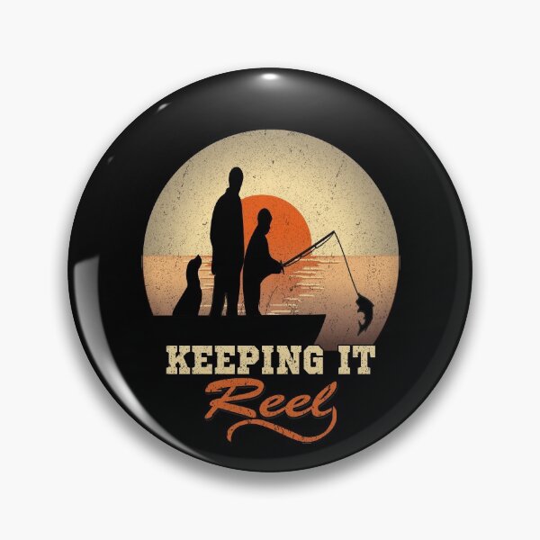 Item preview, Keeping It Reel Fishing Dad Quote Retro Dog on a Boat designed and sold by SaliDesigner.