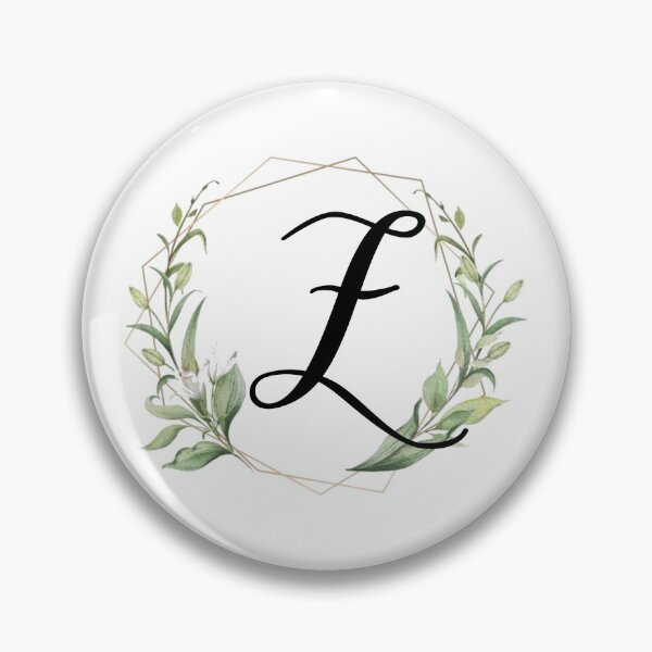 Item preview, Golden frame monogram with laurels letter Z designed and sold by JustSeasons.