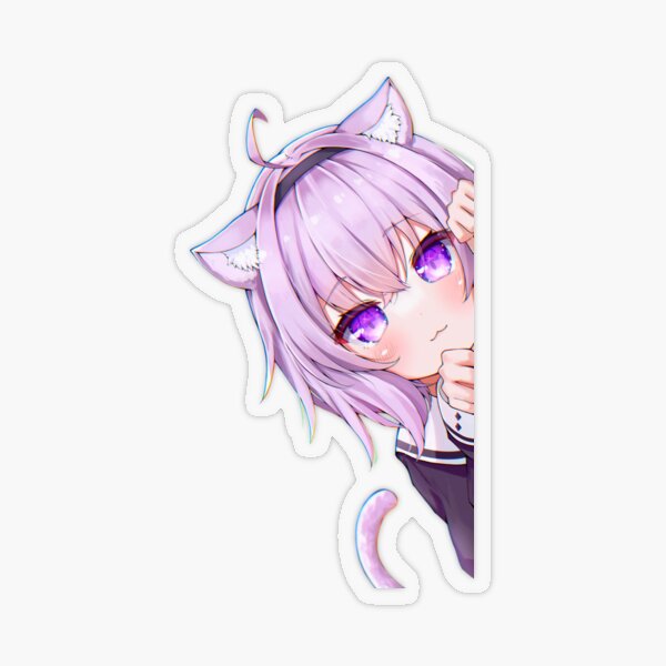 Item preview, Nekomata Okayu corner peeker - Hololive designed and sold by BigKusa.