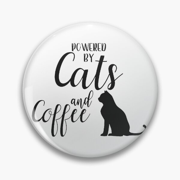 Item preview, Powered By Cats And Coffee designed and sold by marytrou.
