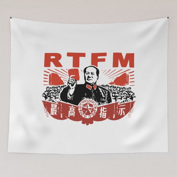 Item preview, The It Crowd T-ShirtChairman Mao RTFM Roy designed and sold by BerkeBelf.