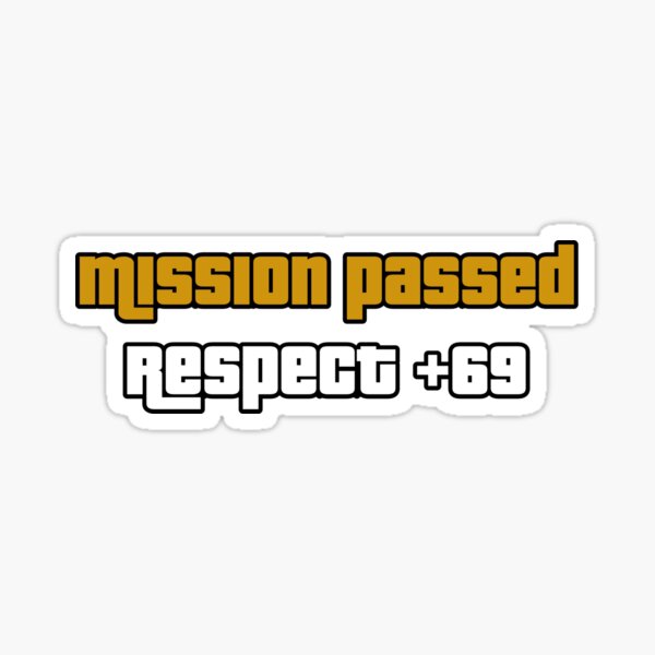 Mission passed GTA Sticker