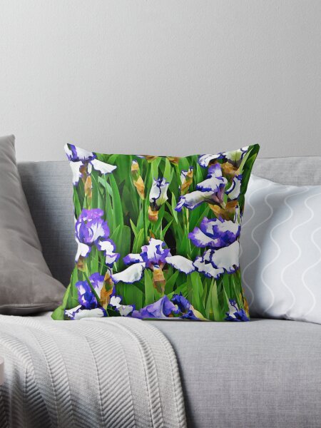 Item preview, Field of Purple and White Irises Art designed and sold by TheSplitWindow.