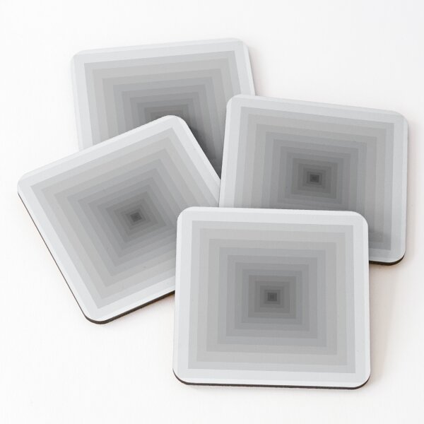 Item preview, Infinity Square Grey to Black designed and sold by QuestingPixel.