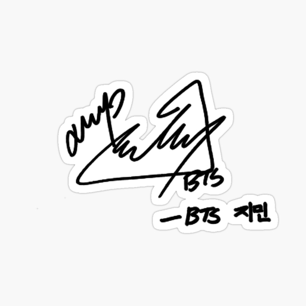 BTS's JIMIN SIGN