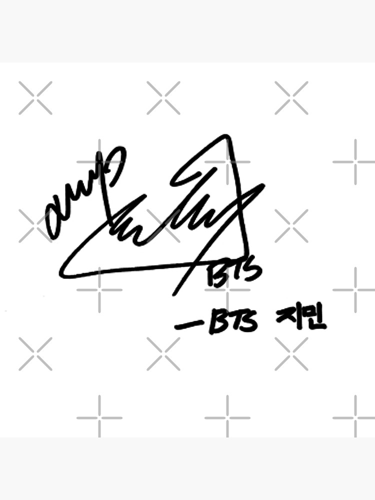 BTS's JIMIN SIGN | Greeting Card