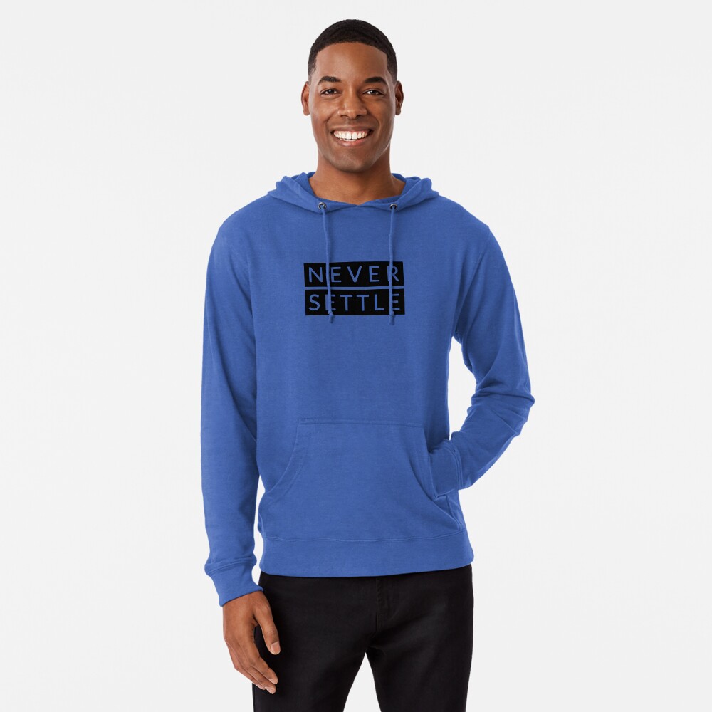 oneplus never settle hoodie