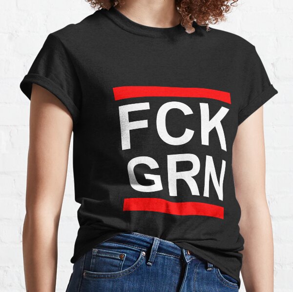 Vista previa del artículo con la obra «camiseta #nogrn fck grn», diseñado y vendido por nogrn.
