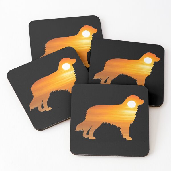 Item preview, Australian Shepherd Dog Silhouette Sunrise designed and sold by alaechamlal.
