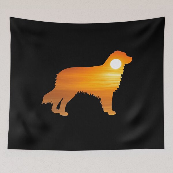 Item preview, Australian Shepherd Dog Silhouette Sunrise designed and sold by alaechamlal.