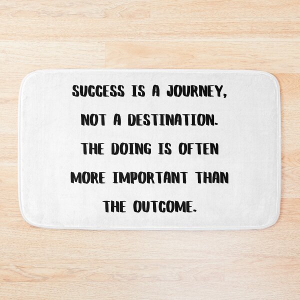 Item preview, Success is a journey, not a destination. The doing is often more important than the outcome. - Motivation quotes designed and sold by fowons.
