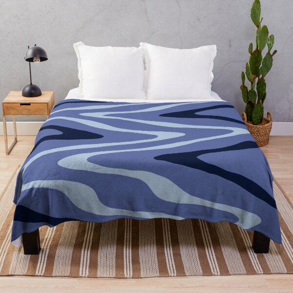Artikelvorschau, Blaues Chevron-Muster entworfen und verkauft von IndieSkyDesign.