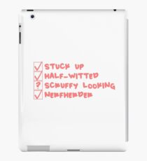 Who's Scruffy-looking? iPad Case/Skin