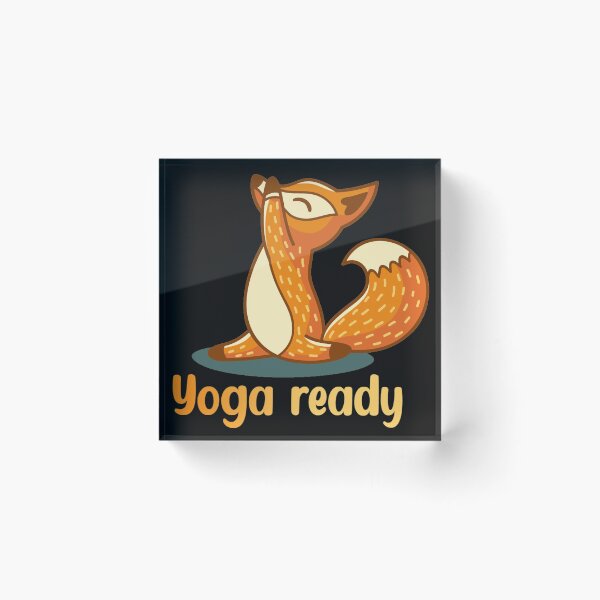 Item preview, Yoga Ready Cute Fox designed and sold by Aestheticanime2.