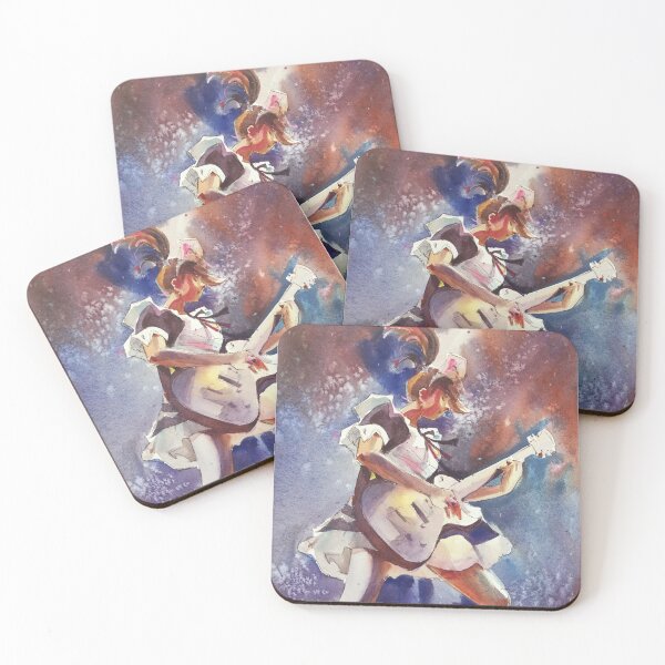 Item preview, bandmaid guitarist watercolor designed and sold by joearc.