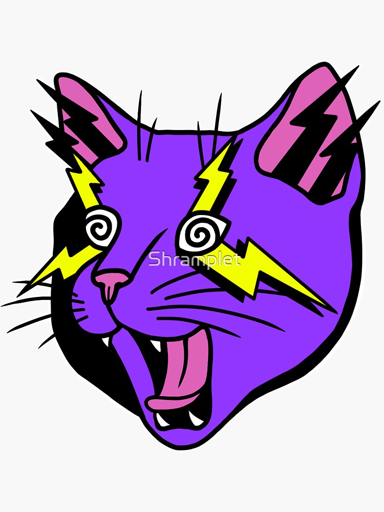 "ZOOMIES" Sticker by Shramplet Redbubble