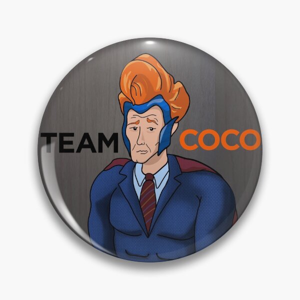Item preview, Team COCO / Conan O'brien design with grey background designed and sold by Purr95.