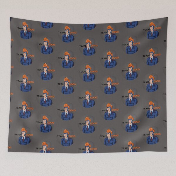 Item preview, Team COCO / Conan O'brien design with grey background designed and sold by Purr95.