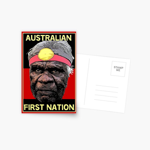Aperçu de l'œuvre Australie aborigène | Première Nation | Art mural | T-shirts | Cadeaux culturels créée et vendue par happygiftideas.