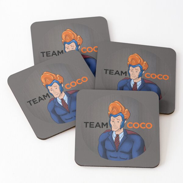 Item preview, Team COCO / Conan O'brien design with grey background designed and sold by Purr95.